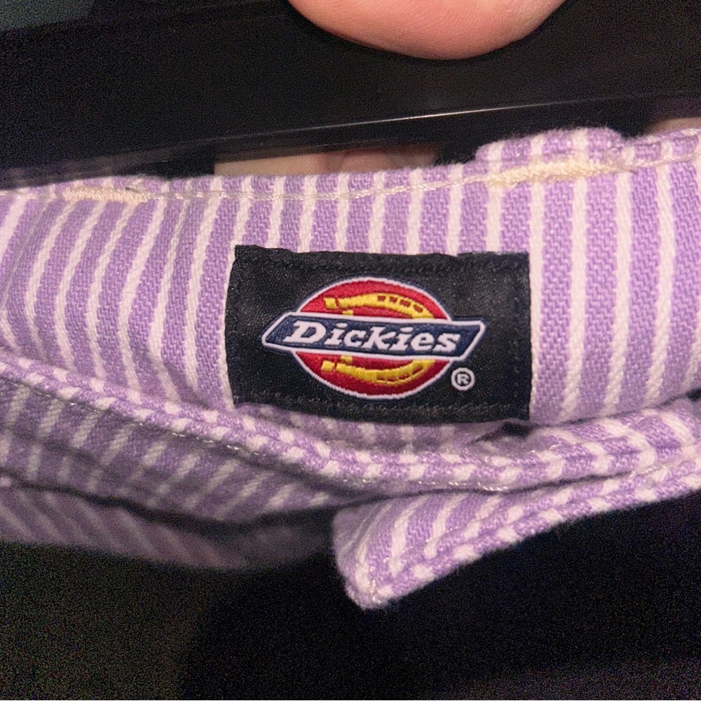Striped Purple and White Dickies Pants - Picture 4 of 5